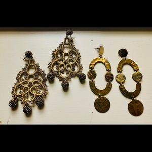 J.Crew Gold Earring Set